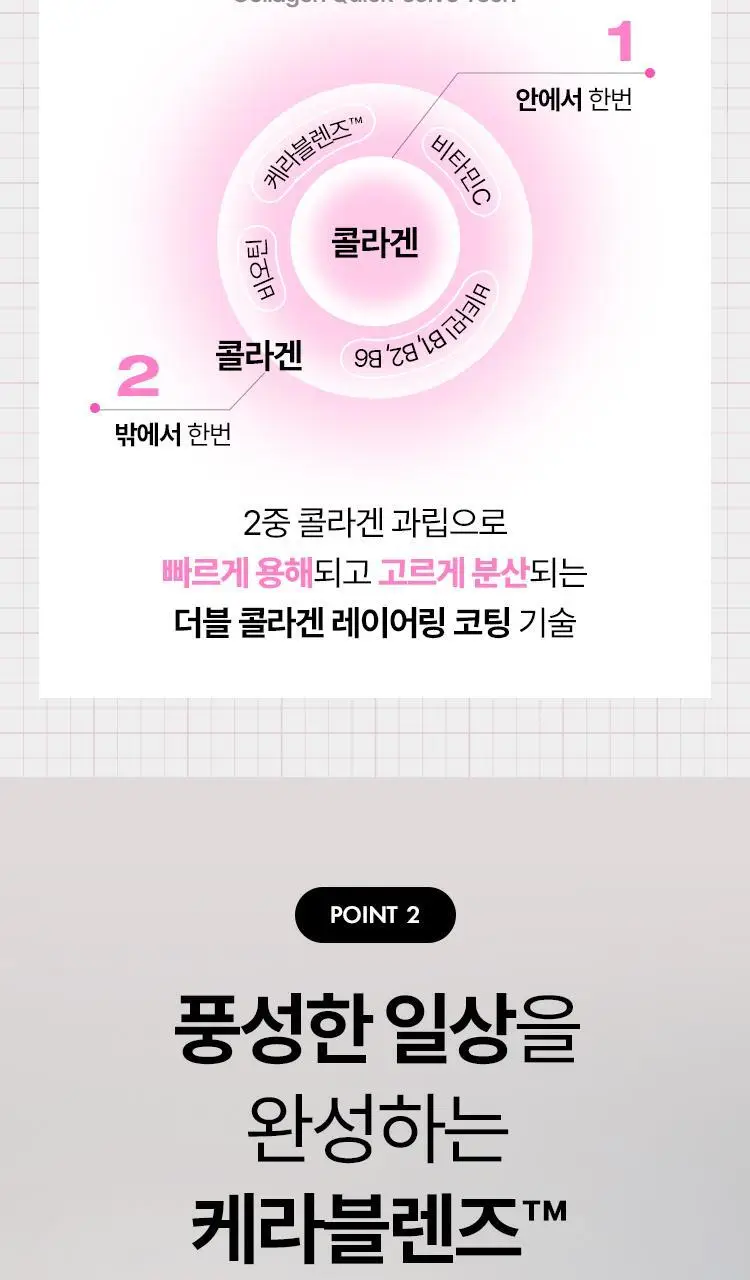 [포켓몬 에디션/윤광케어/콜라겐] 바이탈뷰티 슈퍼콜라겐 케라핏 15/30포 (+포켓몬 손거울 증정) 상세페이지 22